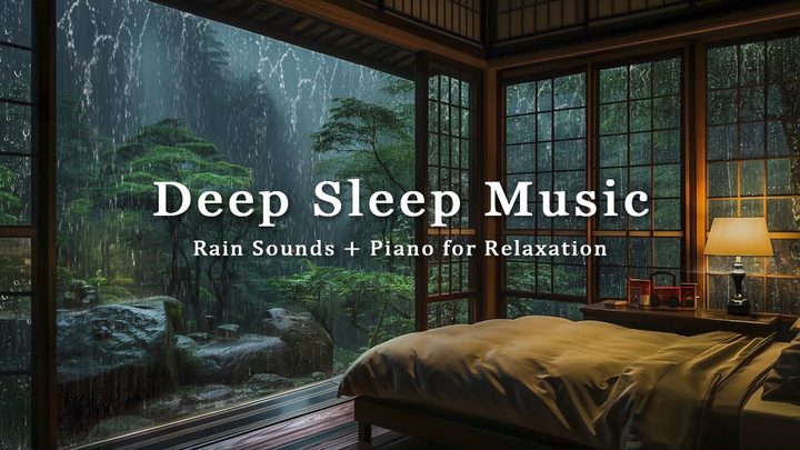 立即入睡 - 舒缓睡眠音乐 + 失眠 | 缓解压力、焦虑的雨声