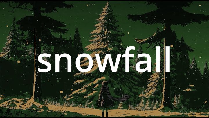 体验宁静：Øneheart x reidenshi - 雪景 (1 小时)