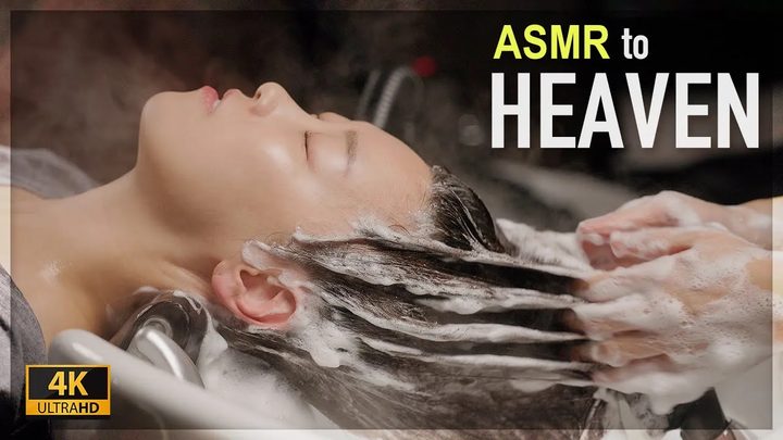 ASMR 为了缓解压力去做了头部SPA，简直像在天堂一样。 尖叫吧 订阅者活动~~~头皮按摩，体验酥麻的睡眠~